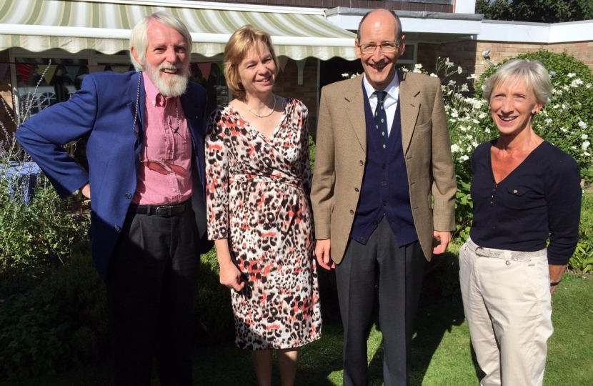 Cllr Myles Cullen, Cllr Penny Plant, The Rt Hon Andrew Tyrie, Louise Goldsmith