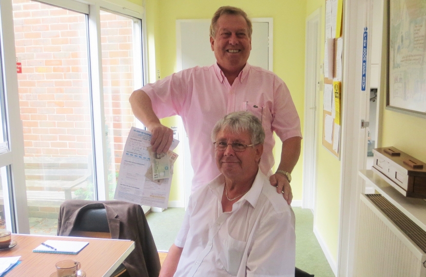 Chairman Les Hixson welcomes new member Roger Perks