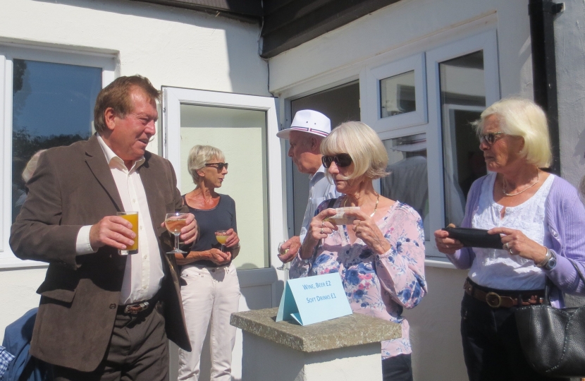 West sussex County Council Leader Louise Goldsmith - back centre