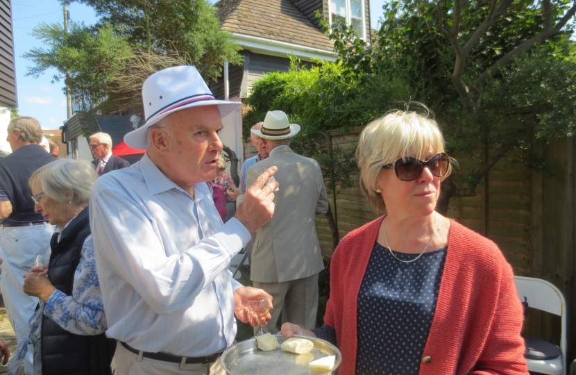 Meryl Mead-Brigges - Branch Secretary with Peter Major - City Branch Member