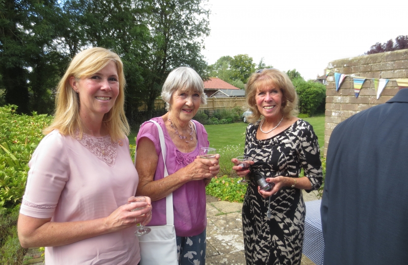 Kirsty, Felicity and Sue (Bosham Branch Hon Secretary)