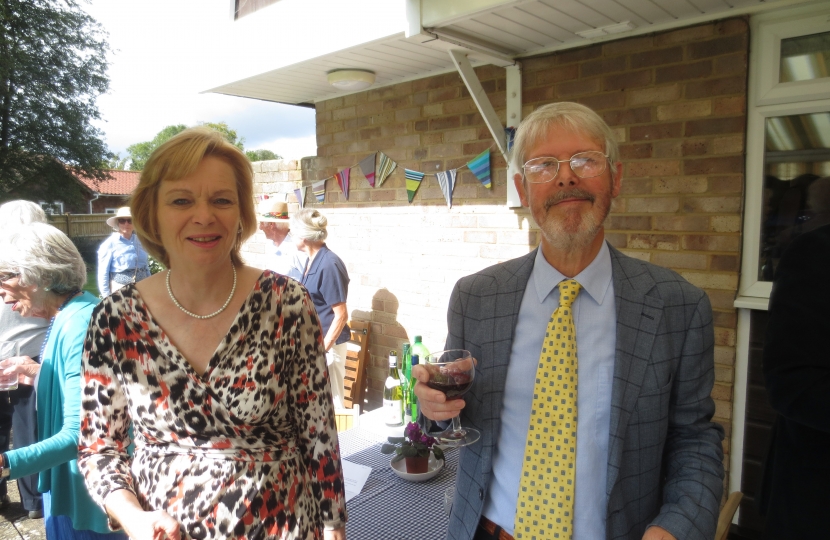 Cllr Penny Plant and john Fox (Bosham Branch Chairman)