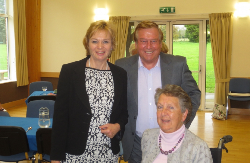 Cllr Penny Plant, Cllr Les Hixson, and Jeni Fox