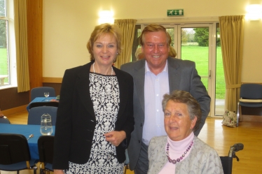 Cllr Penny Plant, Cllr Les Hixson, and Jeni Fox